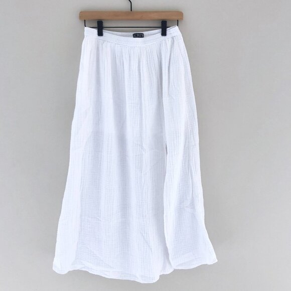 J. Crew Dresses & Skirts - J.Crew Side-slit Soft Gauze Maxi Skirt